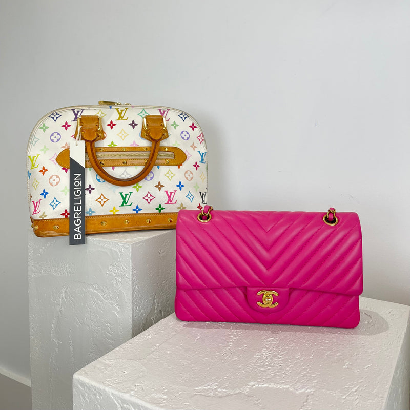 Monogram Multicolor Alma PM White GHW