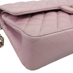 Classic Flap Medium Lambskin Pink GHW