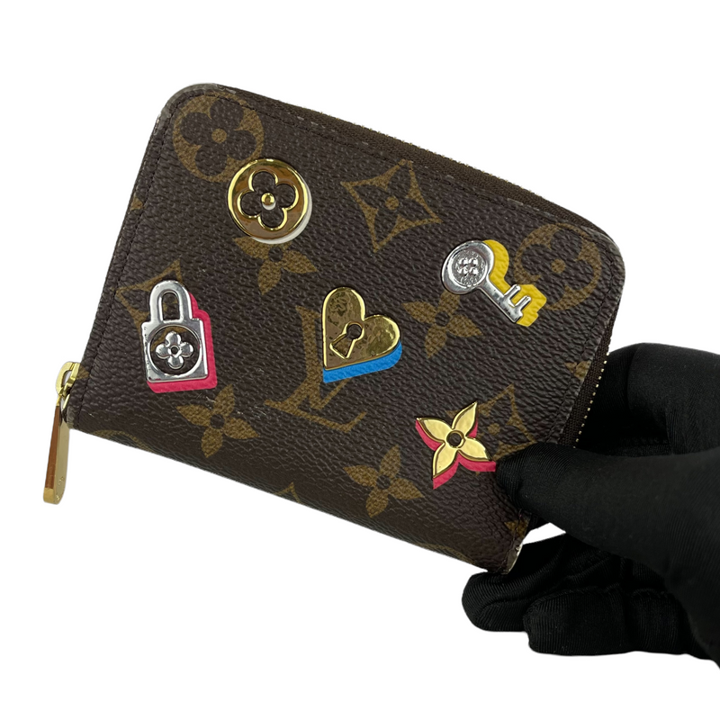 Louis Vuitton Zippy Coin Purse Limited Edition Love Lock Monogram