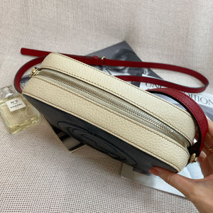 Soho Small Leather Disco Bag Tri Coloured