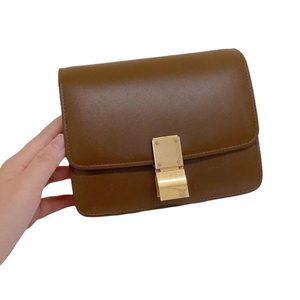 Classic Box Mini Calfskin Brown GHW