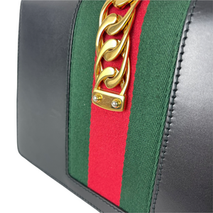 Sylvie Small Leather Black GHW