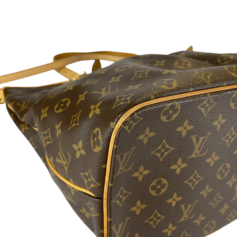 LOUIS VUITTON Palermo GM Monogram Canvas Tote Shoulder Bag Brown