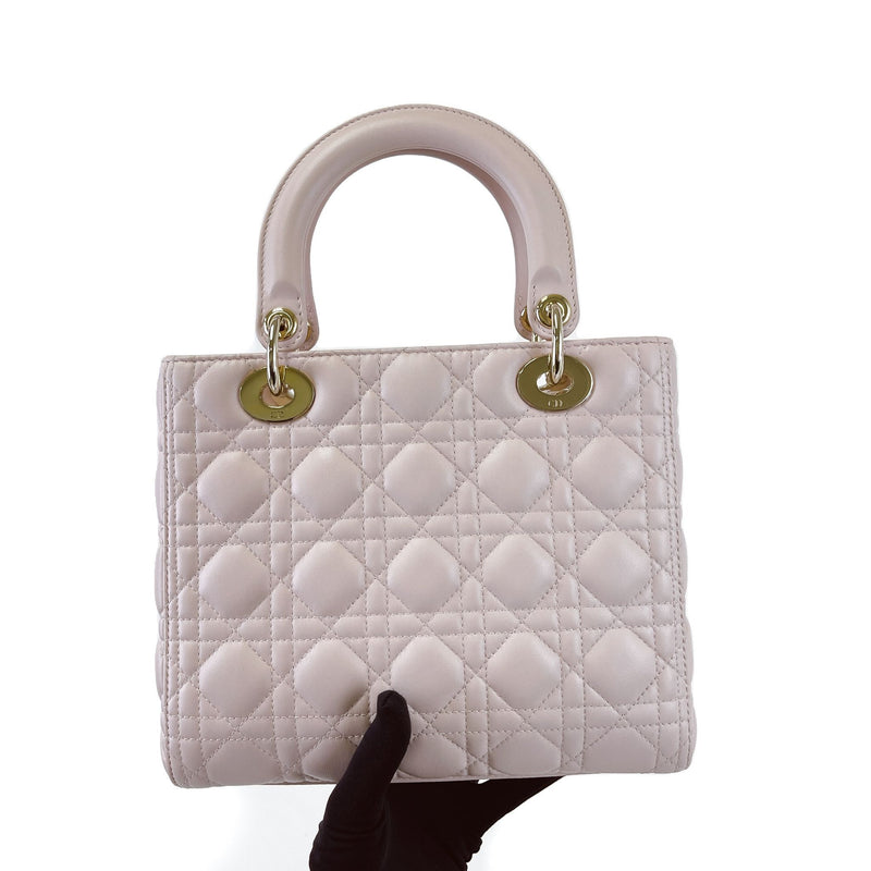 Lady Dior Medium Pink GHW