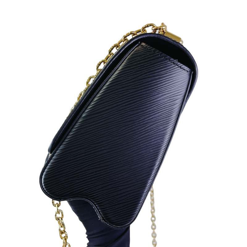 Twist Epi Leather MM Black GHW