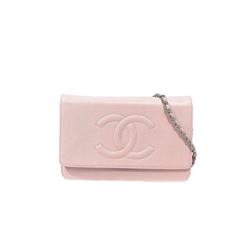 Chanel Vintage Timeless CC WOC Pink Caviar GHW #8 SKCP1343