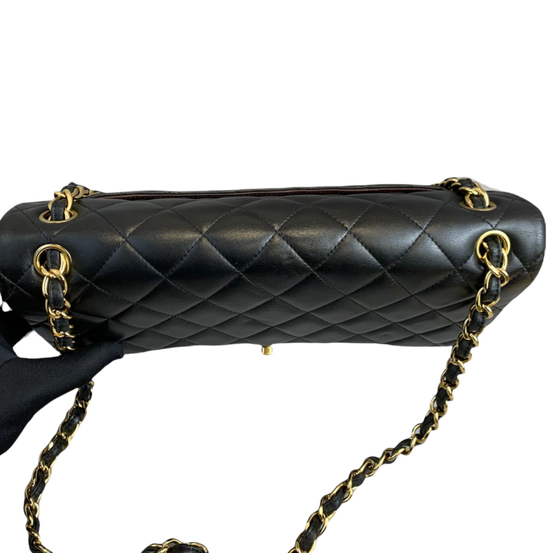 Classic Double Flap Jumbo Lambskin Black GHW