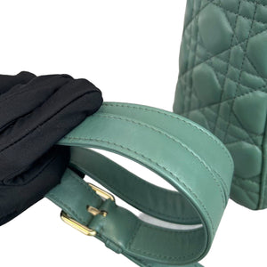 Lady Dior Lambskin Medium Green GHW