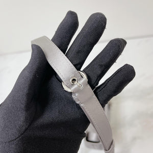 Embellished Cannage Satin Mini Lady Dior Grey