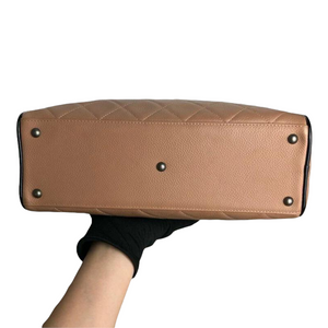 Vintage Bowling Bag Caviar Leather Brown