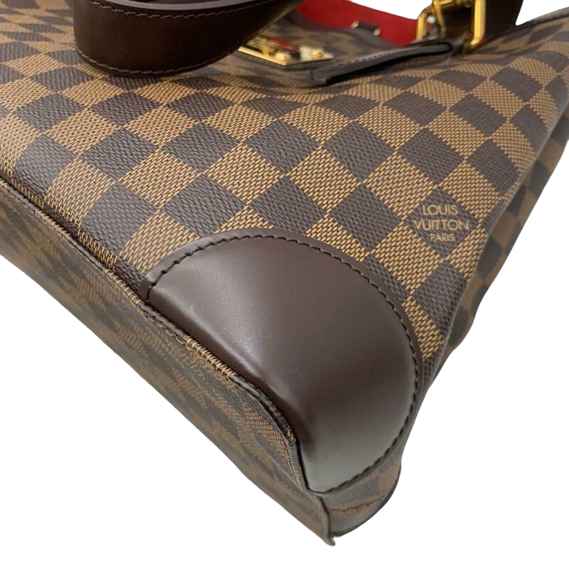 LOUIS VUITTON Damier Ebene Hampstead GM Shoulder Bag