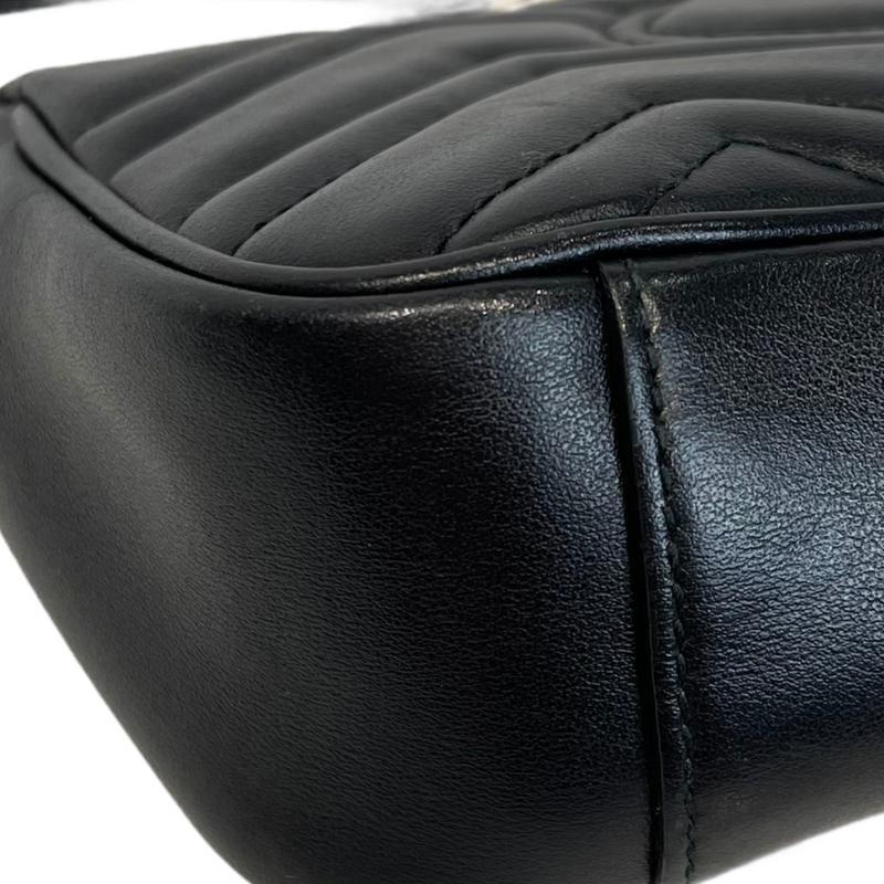 GG Marmont Mini Matelassé Black