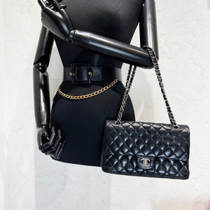 Classic Flap Medium Lambskin Black SHW