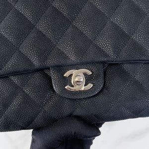Timeless Clutch in Caviar Leather Black SHW