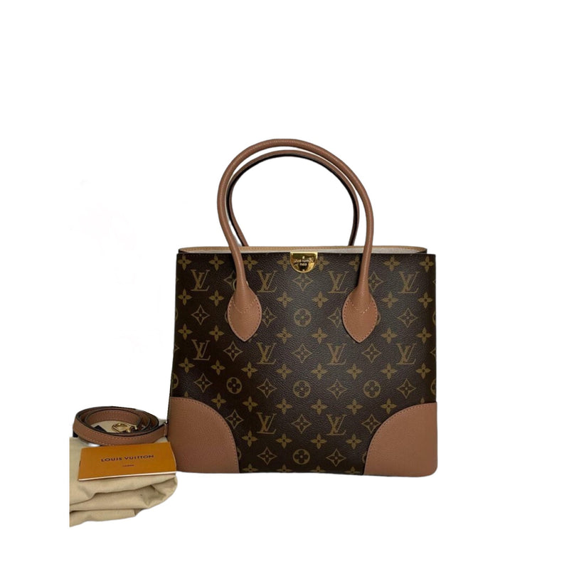 Louis Vuitton Flandrin Triple Compartment Satchel Monogram Brown