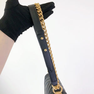 Small Boy Bag Caviar Calfskin Black GHW