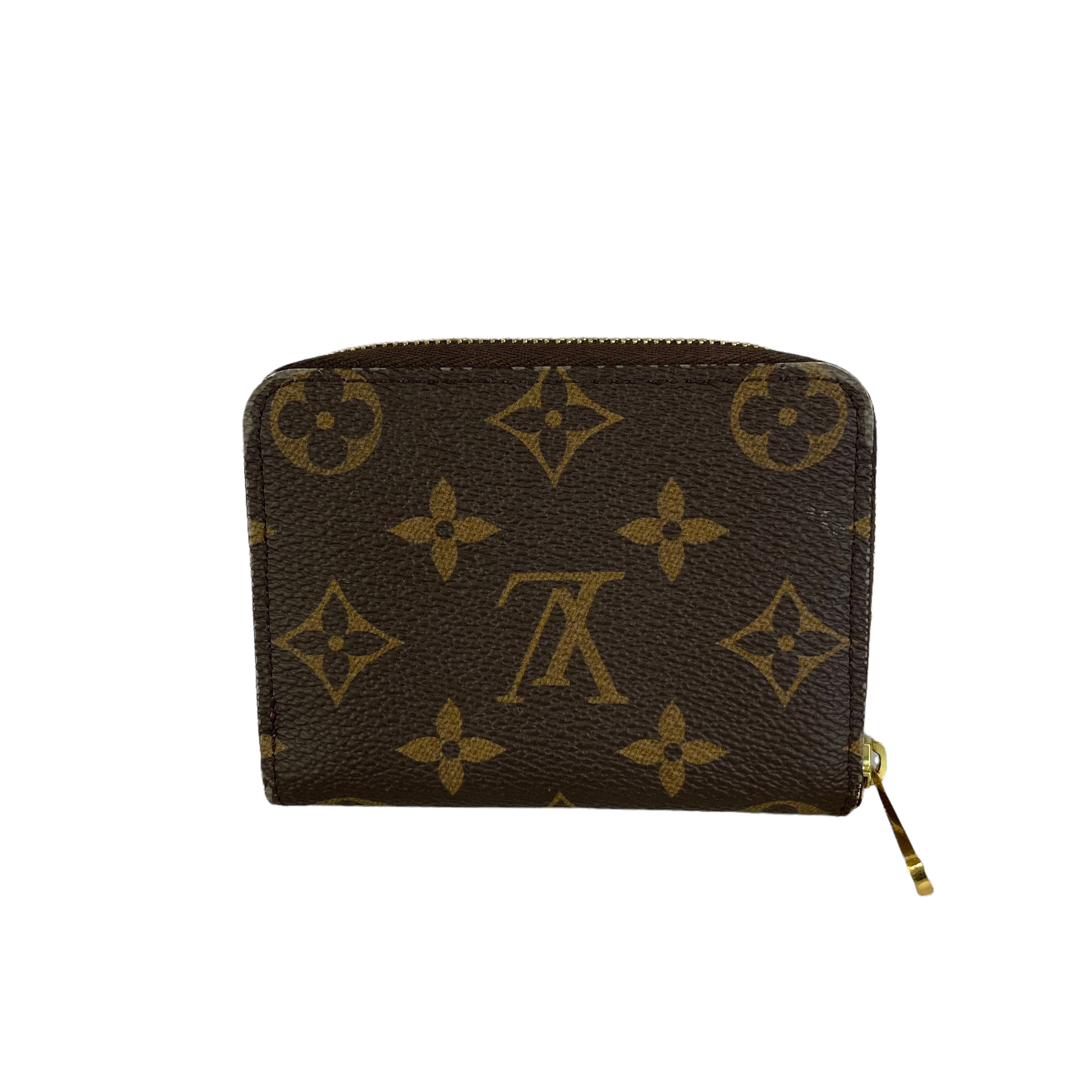 LOUIS VUITTON Clemence Wallet Monogram Coated Canvas Brown GHW – Bag  Religion