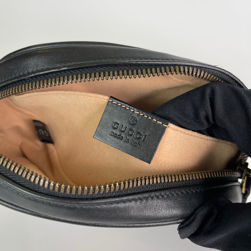 GG Marmont Belt Bag Black