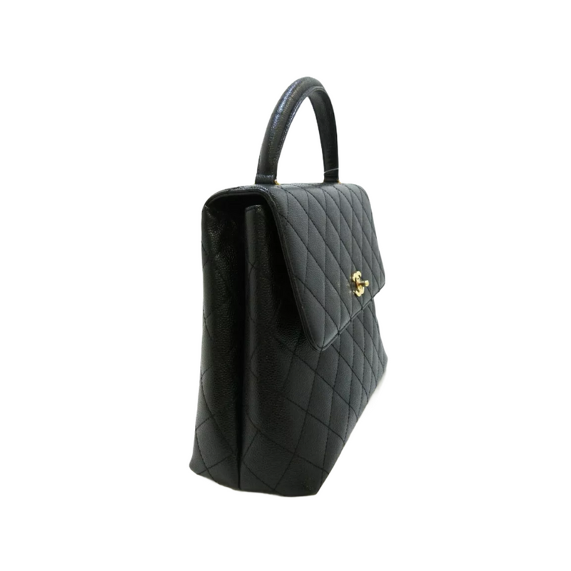 Vintage Kelly Caviar Black GHW