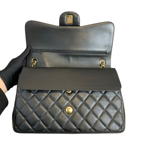 Classic Double Flap Jumbo Lambskin Black GHW