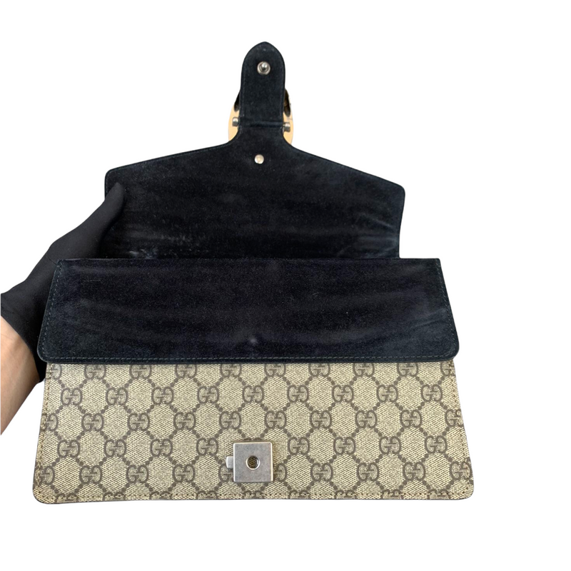 Dionysus GG Monogram Small Black RHW