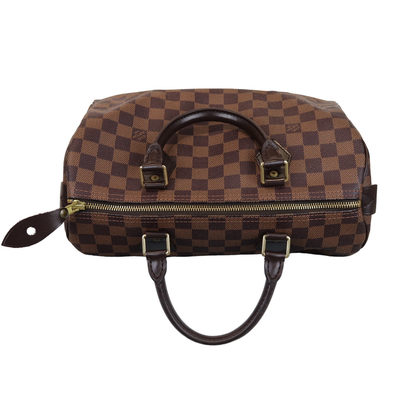 Damier Ebene Speedy 30 Brown GHW