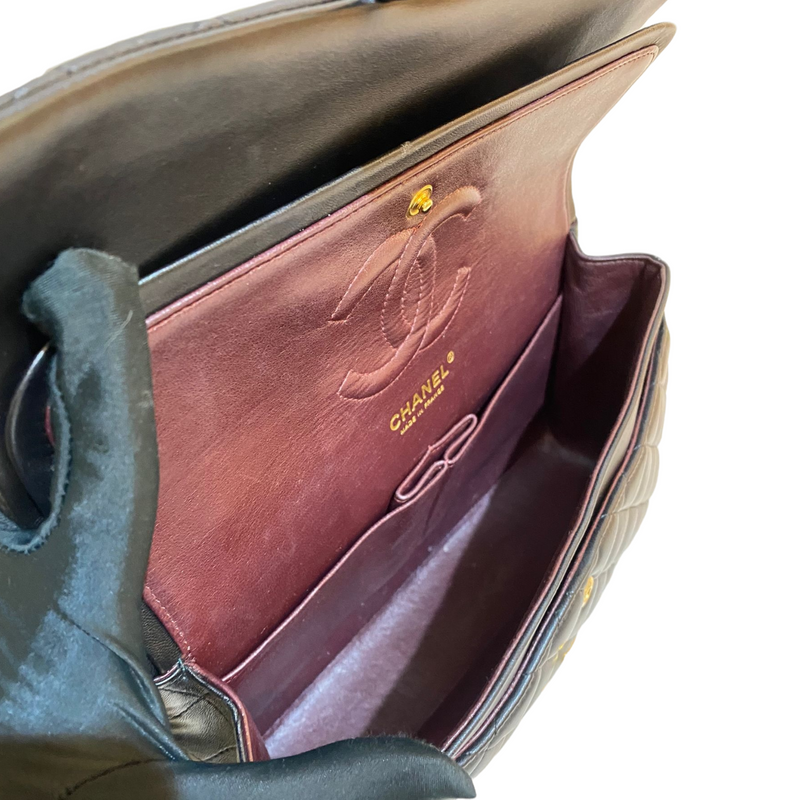 Classic Flap Medium Lambskin Black GHW