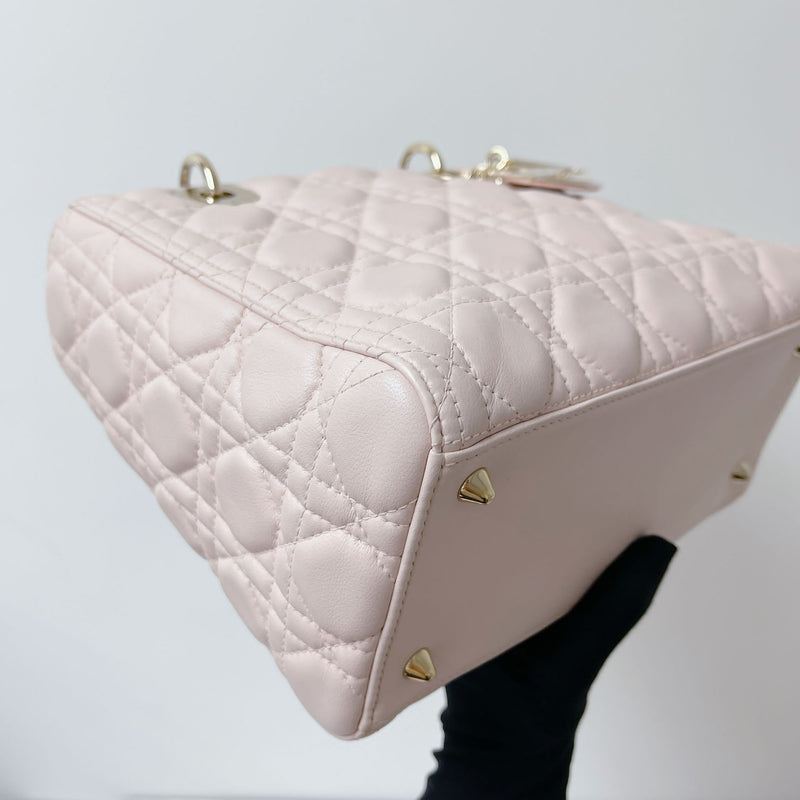 Lady Dior Medium Pink with GHW