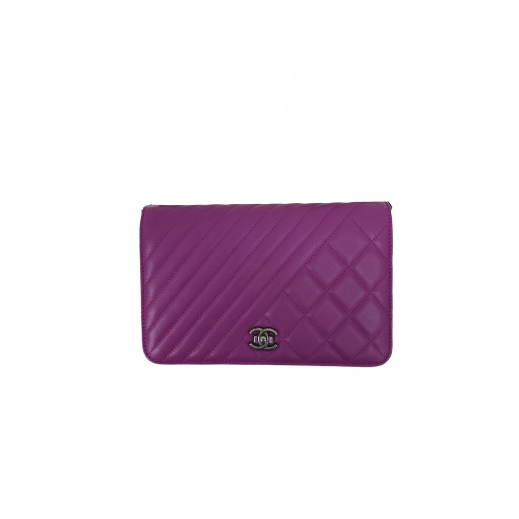 Wallet on Chain WOC in Purple with RHW