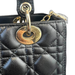 Lady Dior Medium Black GHW