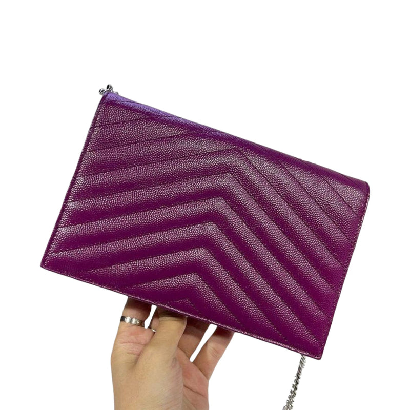 Envelope Chain Wallet Purple SHW
