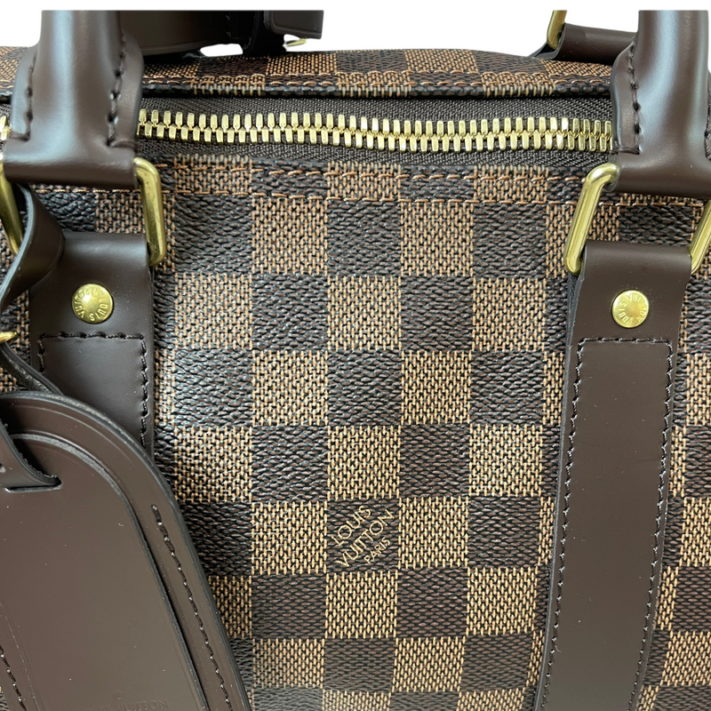 My review of Keepall 45 Bandouliere in Damier Ebene 