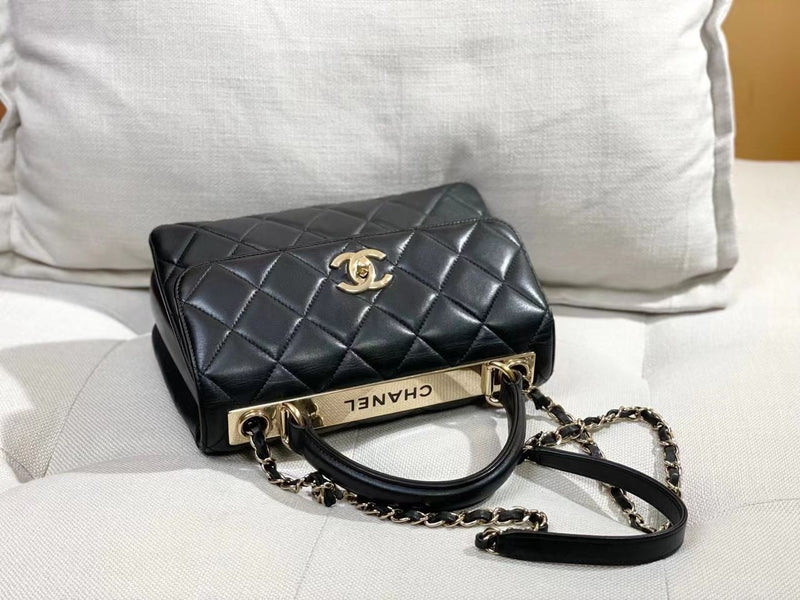 Small Trendy CC in Lambskin Leather with GHW