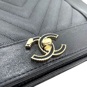 Mademoiselle WOC Quilted Caviar Black GHW