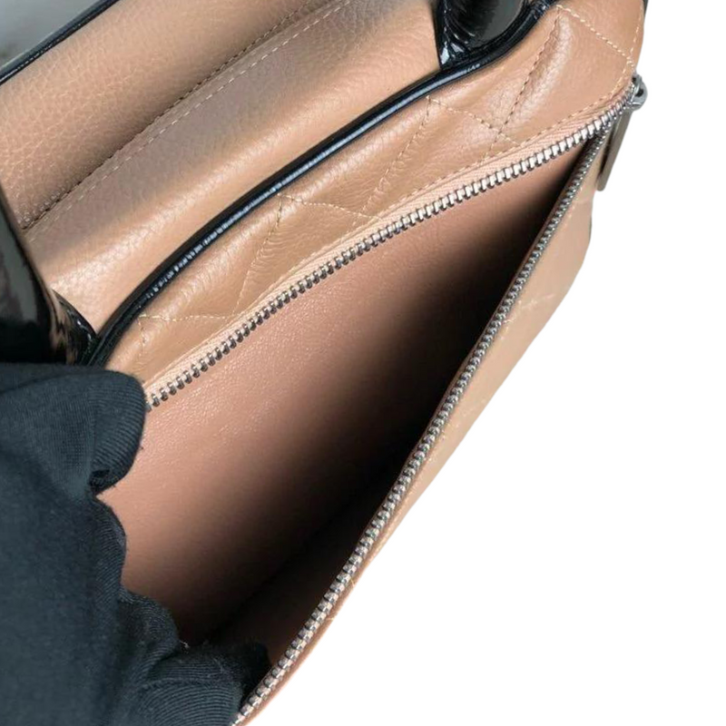 Vintage Bowling Bag Caviar Leather Brown
