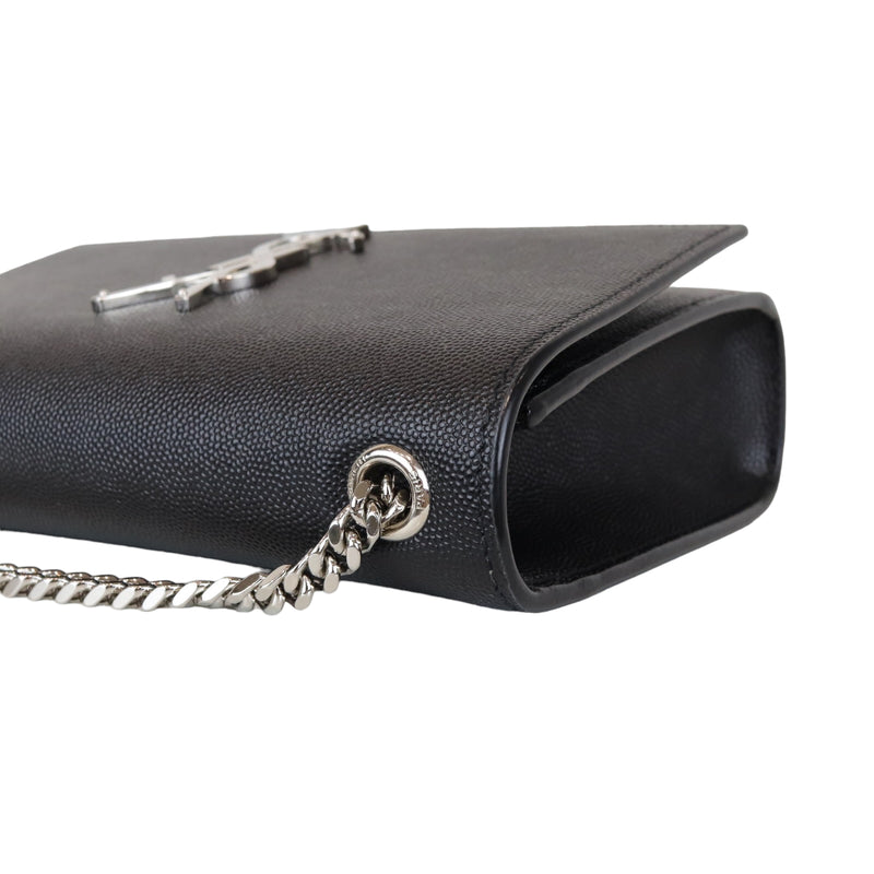 Saint Laurent Small Kate Grained Leather Crossbody Bag