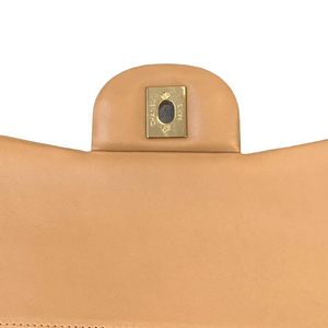 Double Flap Jumbo Dark Beige GHW