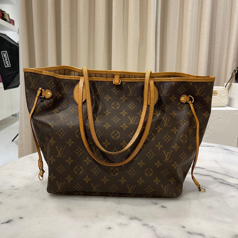 Louis Vuitton Neverfull MM Bag Monogram Canvas In Gradient Blue White -  Praise To Heaven