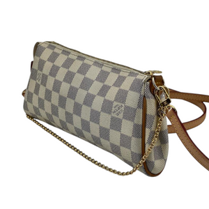 Eva Damier Azur Monogram White GHW