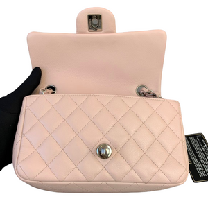 Rectangle Mini Caviar Pink SHW