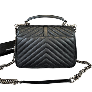 Chevron Quilted Medium College Black RHW