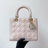 Lady Dior Medium Pink with GHW