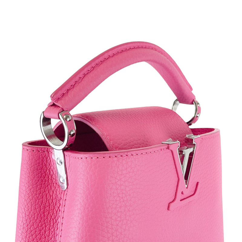 LOUIS VUITTON Capucines Mini Sakura Pink Lizard - Timeless Luxuries