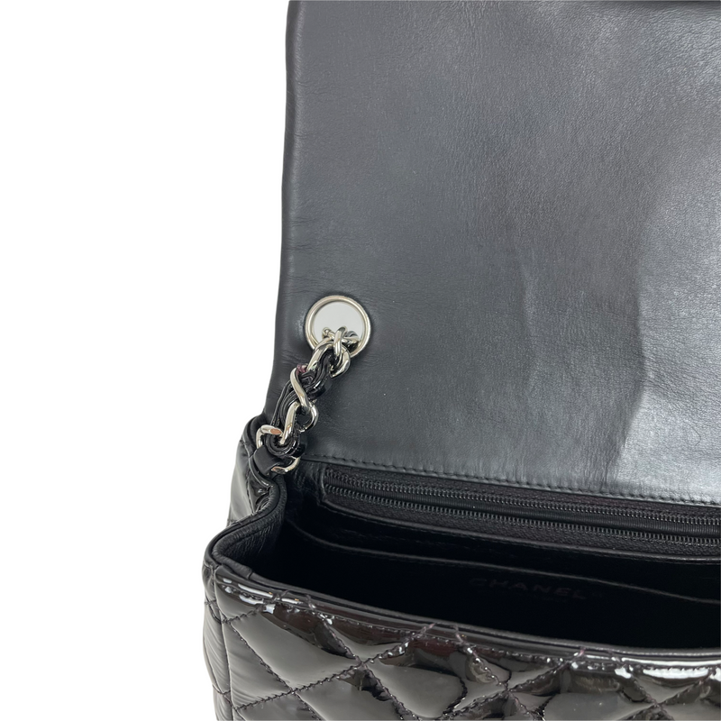 Classic Patent Mini Square Black SHW