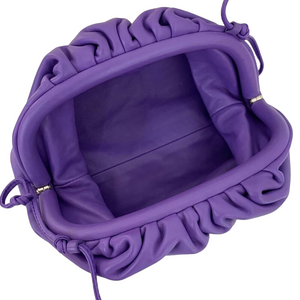 Mini Pouch Leather Purple