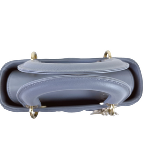 My Lady Dior Lambskin Small Blue GHW