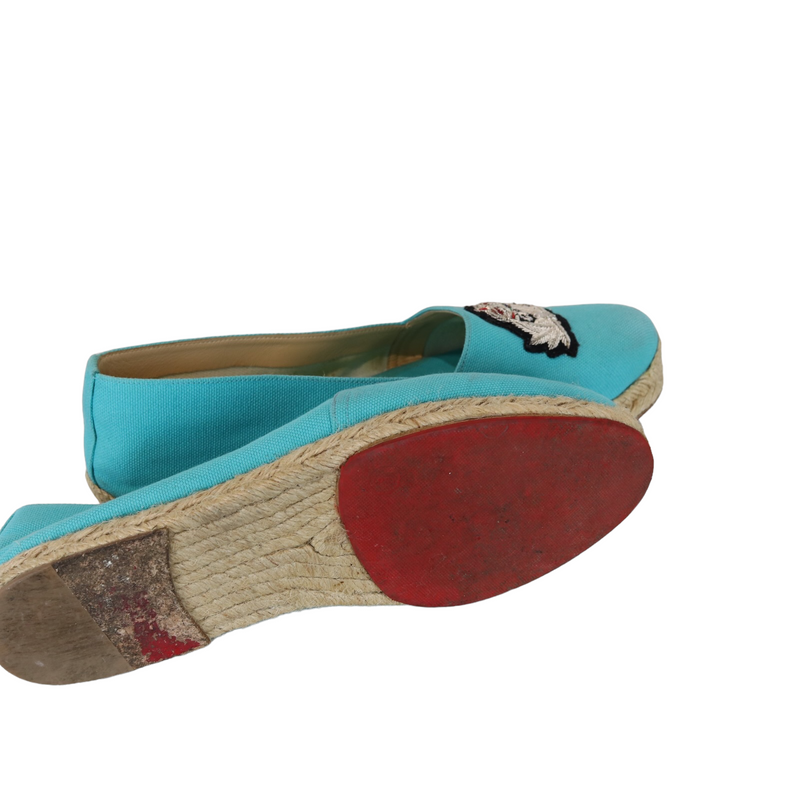 Flat Espadrilles Blue 37