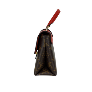 Locky BB Monogram Canvas Brown/Red GHW