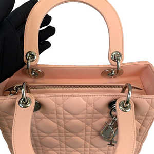 Lambskin Lady Dior Medium Pink SHW