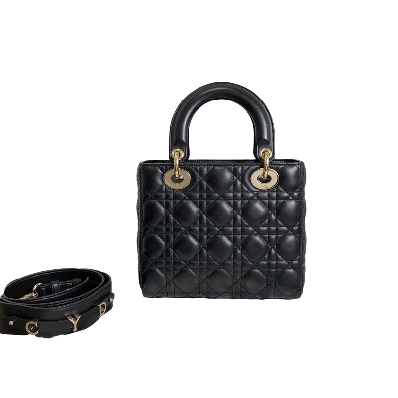 Lambskin My Lady Dior Black GHW Bag Religion